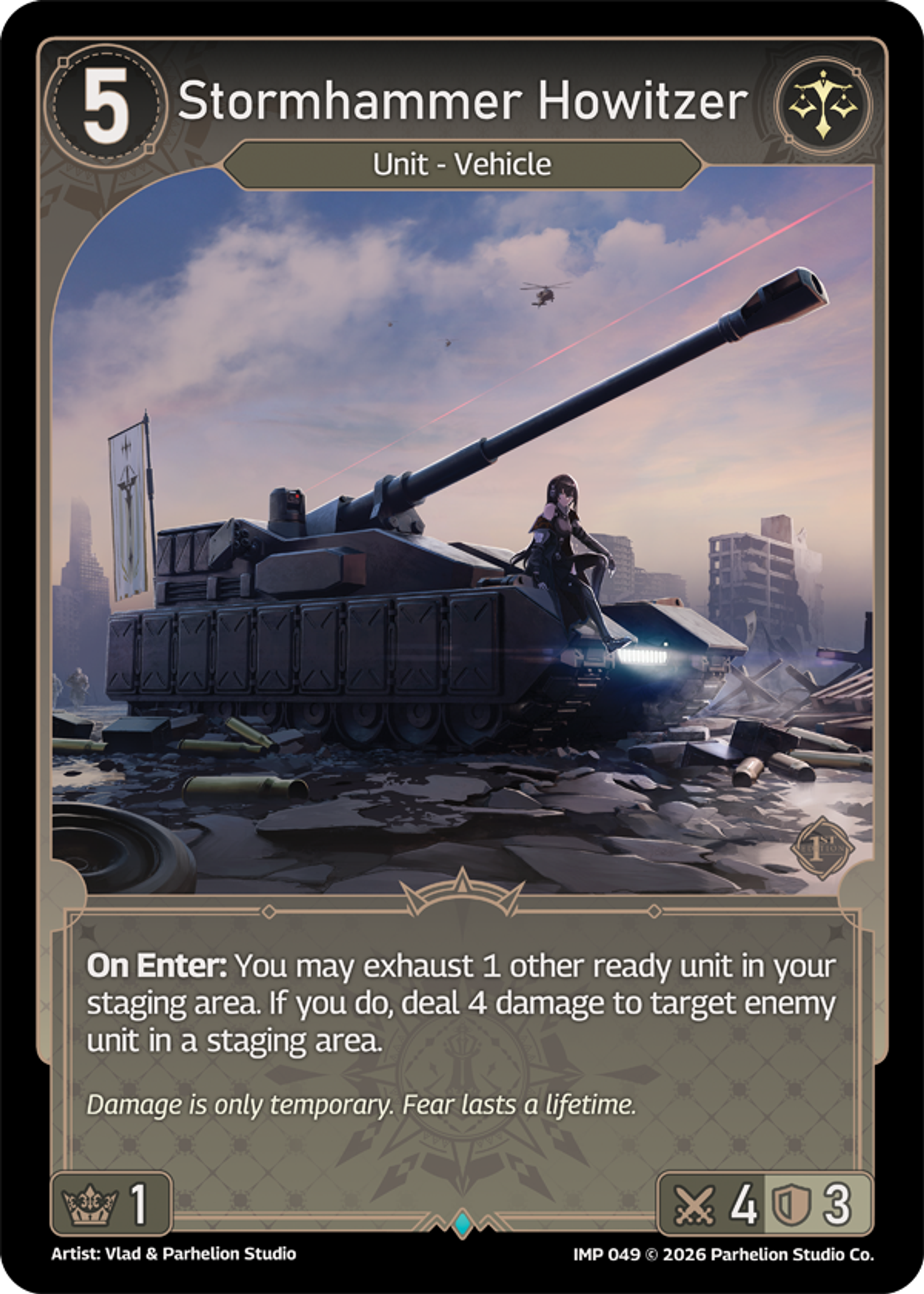 Stormhammer Howitzer — Imperion 1st Ed — Echoes of Astra