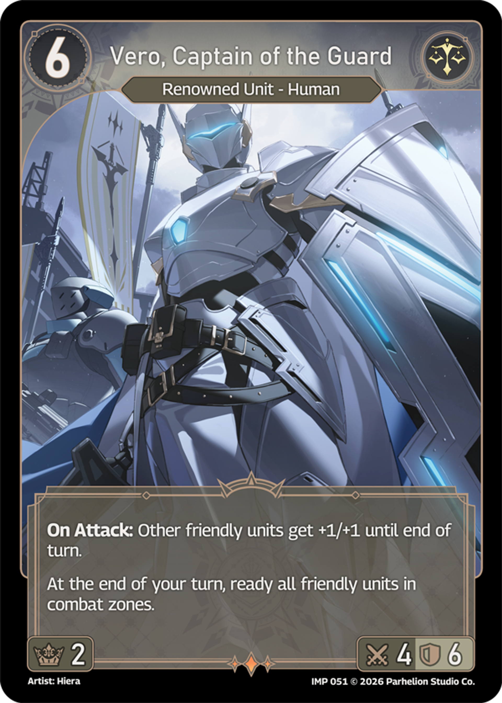 Vero, Captain of the Guard — Imperion — Echoes of Astra