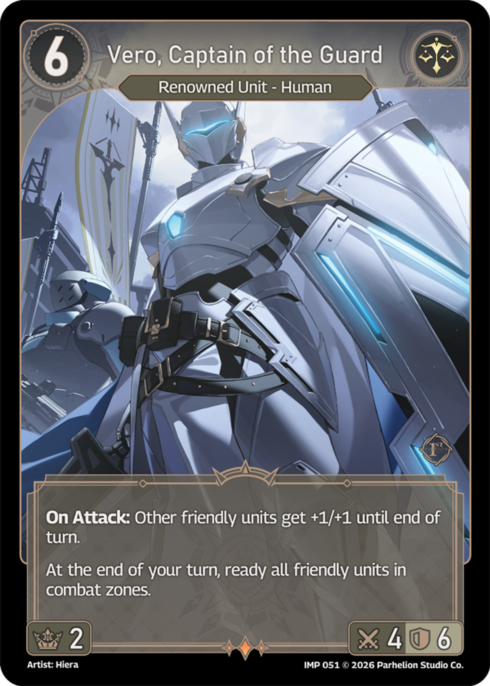 Vero, Captain of the Guard — Imperion 1st Ed — Echoes of Astra