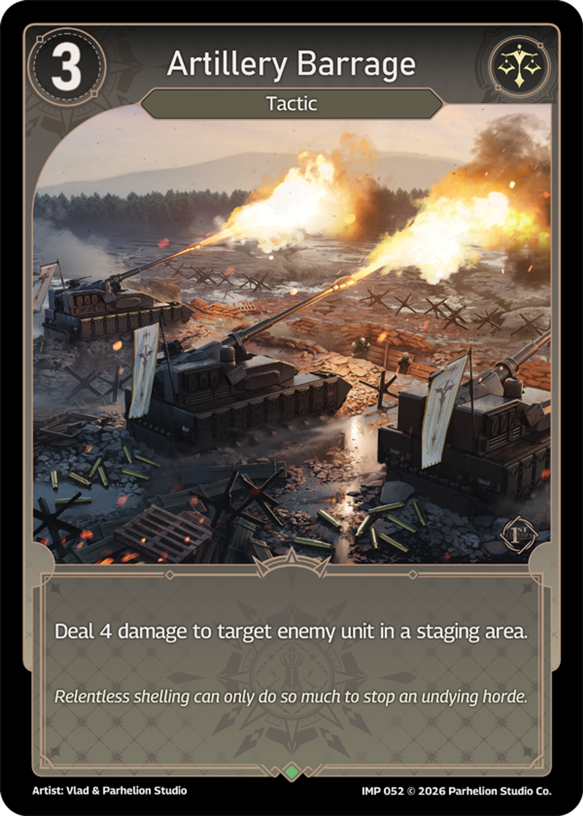 Artillery Barrage — Imperion 1st Ed — Echoes of Astra
