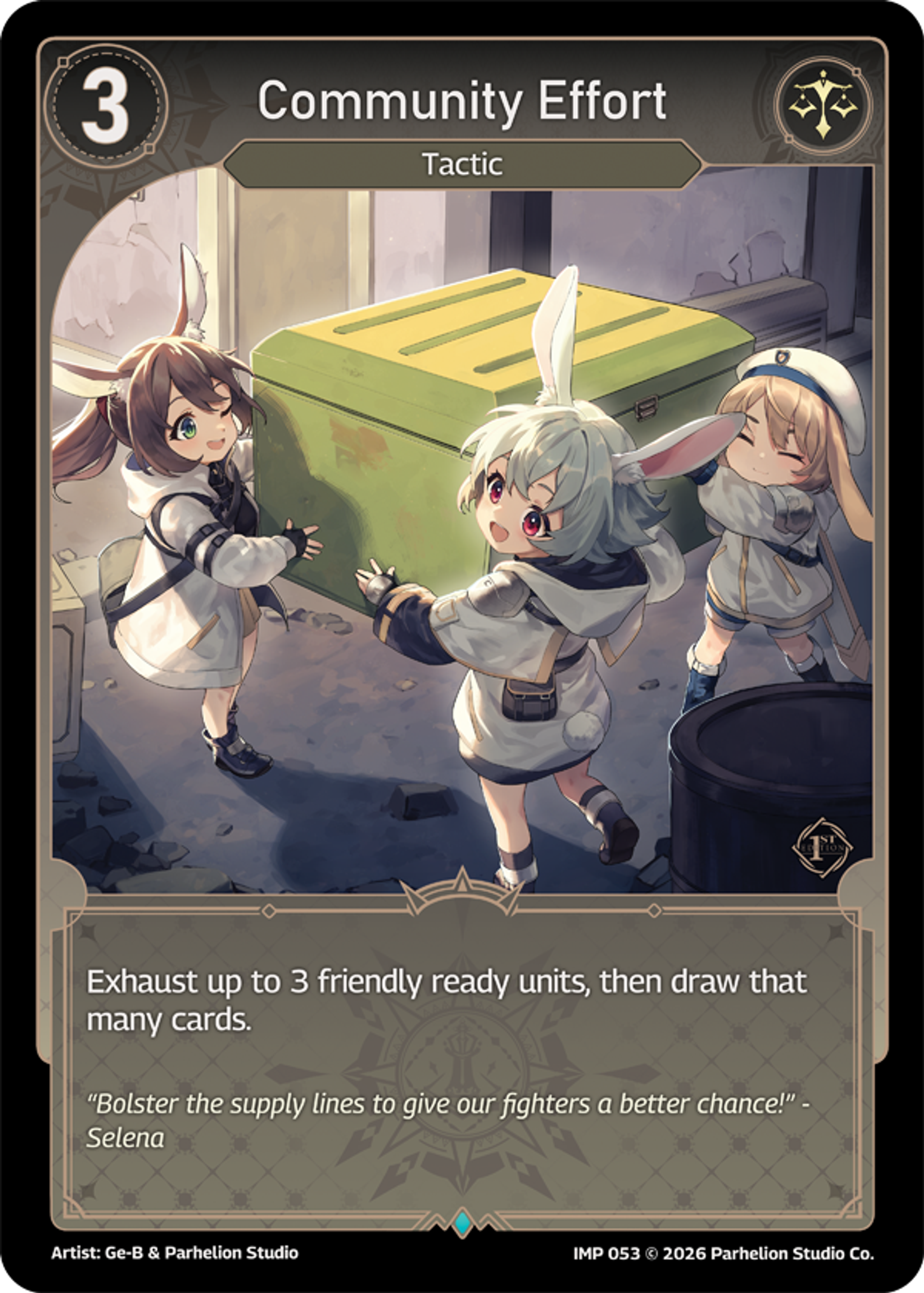 Community Effort — Imperion 1st Ed — Echoes of Astra