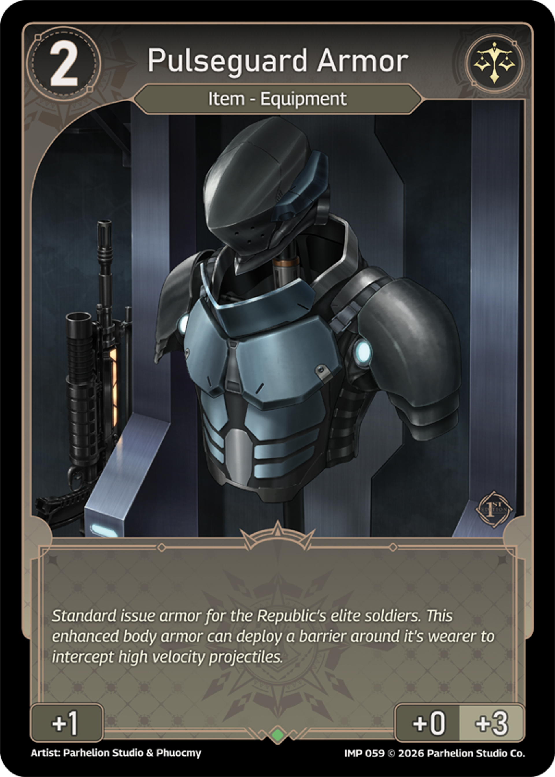 Pulseguard Armor — Imperion 1st Ed — Echoes of Astra