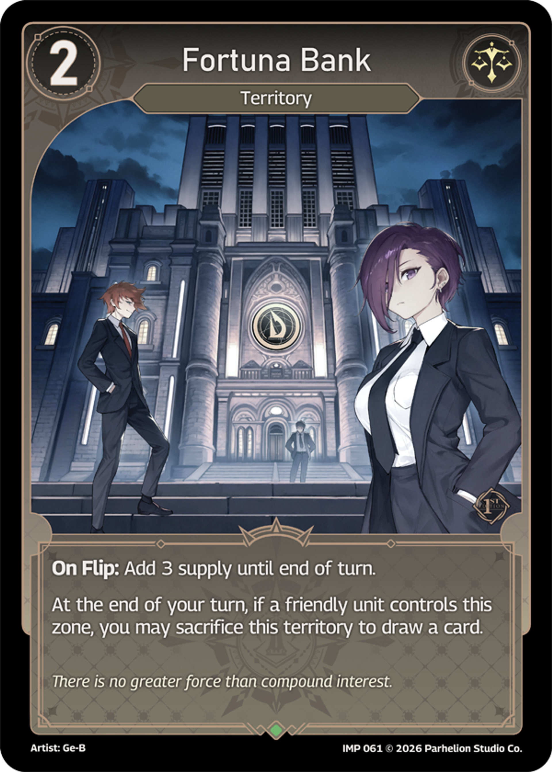 Fortuna Bank — Imperion 1st Ed — Echoes of Astra