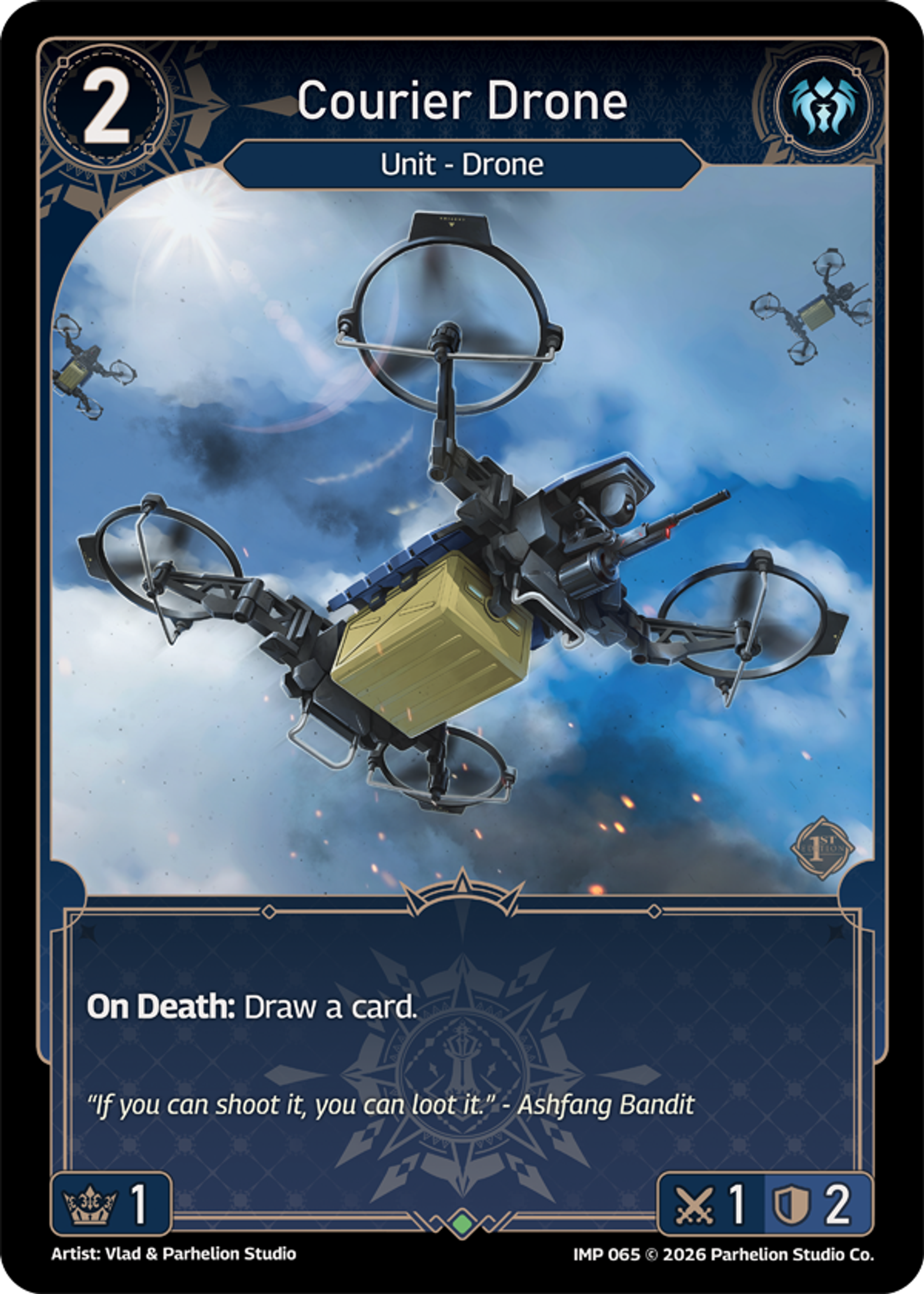 Courier Drone — Imperion 1st Ed — Echoes of Astra