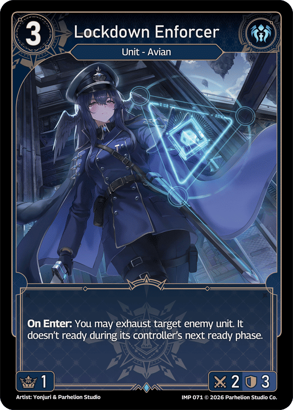 Lockdown Enforcer — Imperion — Echoes of Astra
