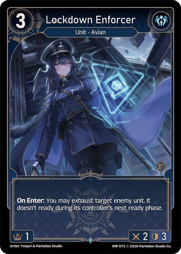 Lockdown Enforcer — Imperion 1st Ed — Echoes of Astra