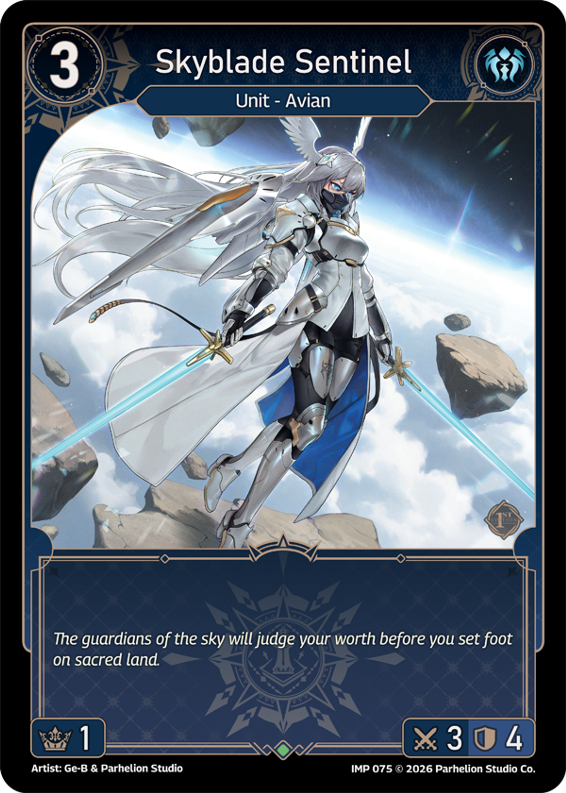 Skyblade Sentinel — Imperion 1st Ed — Echoes of Astra