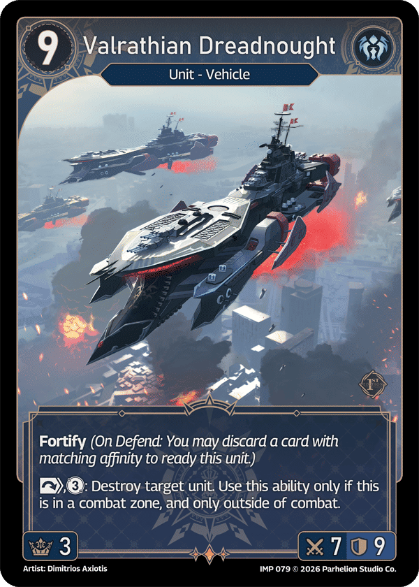 Valrathian Dreadnought — Imperion 1st Ed — Echoes of Astra