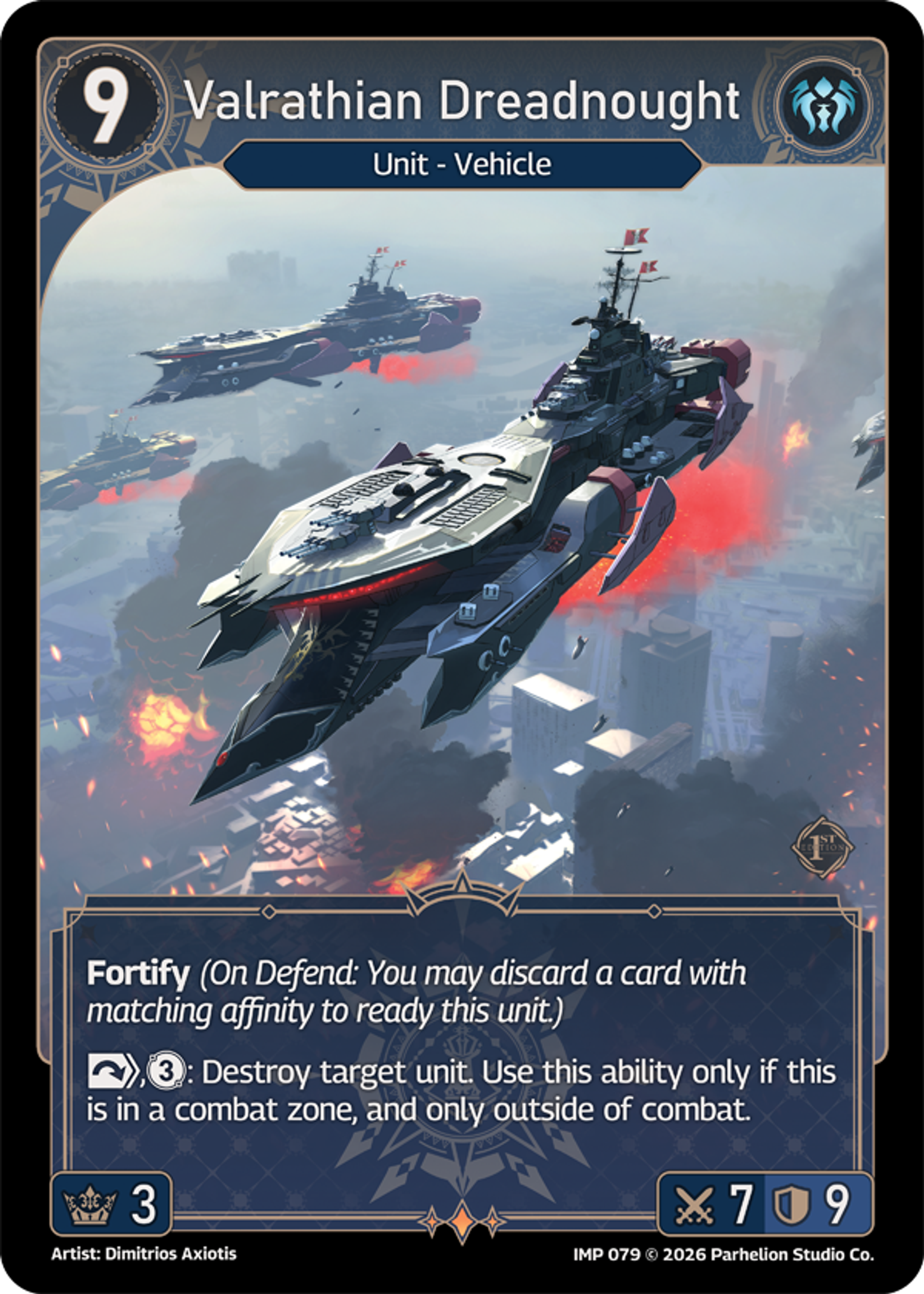 Valrathian Dreadnought — Imperion 1st Ed — Echoes of Astra