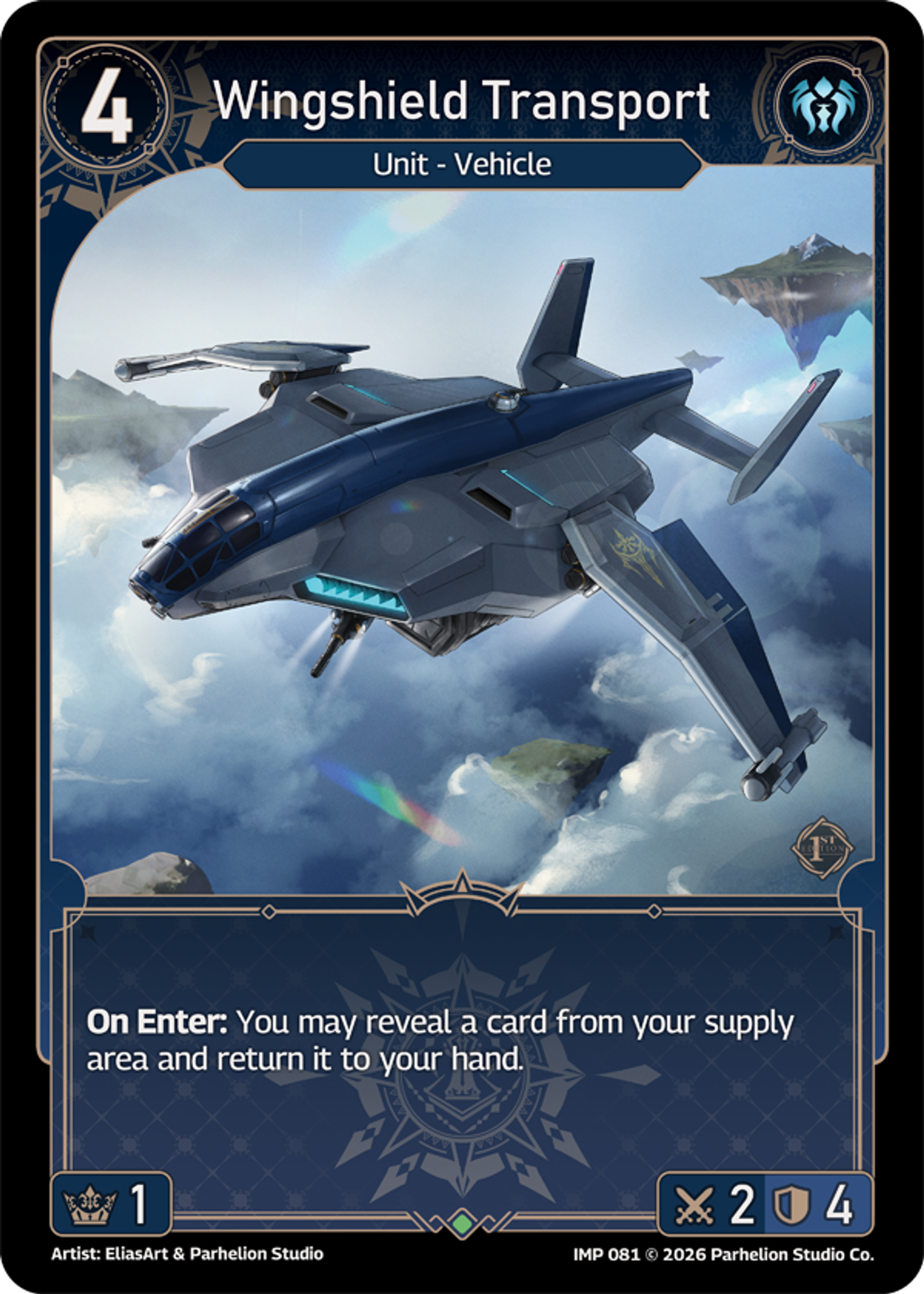 Wingshield Transport — Imperion 1st Ed — Echoes of Astra
