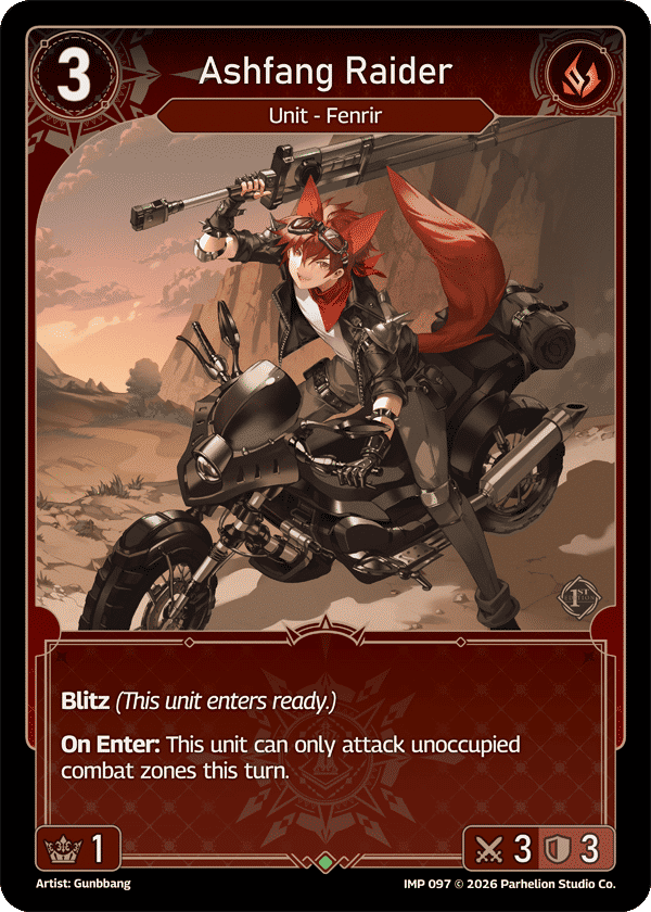 Ashfang Raider — Imperion 1st Ed — Echoes of Astra