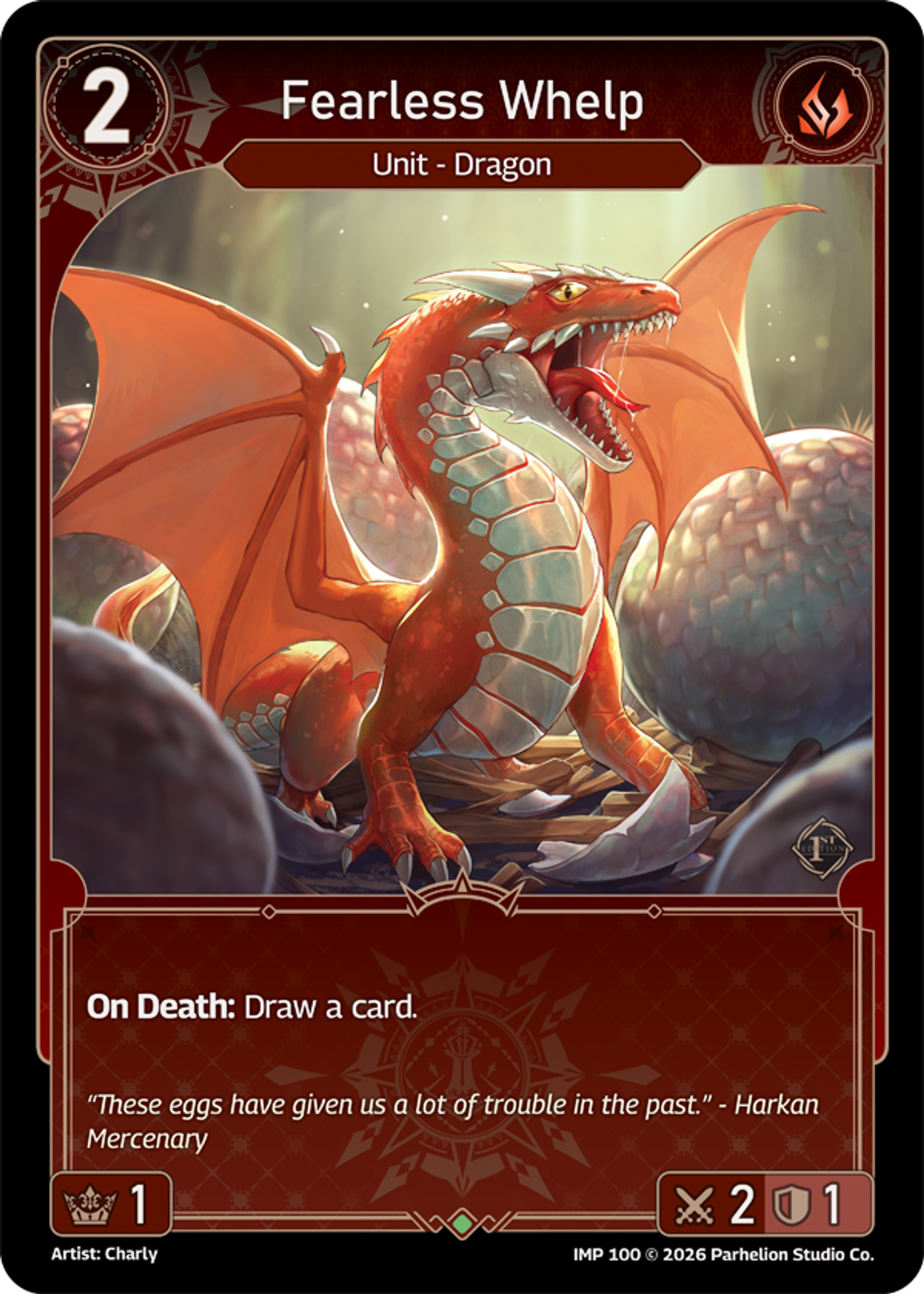 Fearless Whelp — Imperion 1st Ed — Echoes of Astra