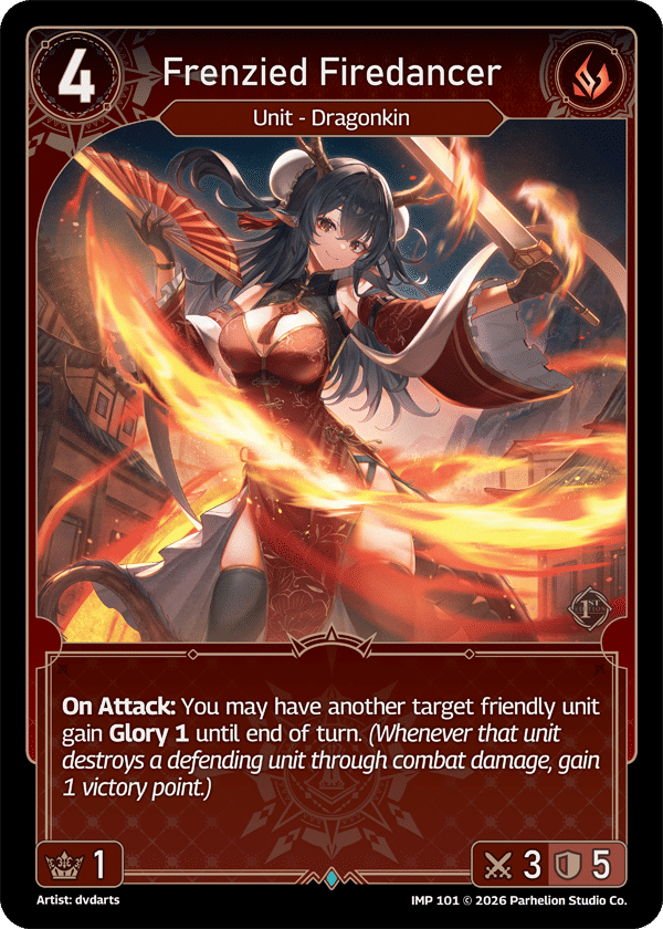 Frenzied Firedancer — Imperion 1st Ed — Echoes of Astra