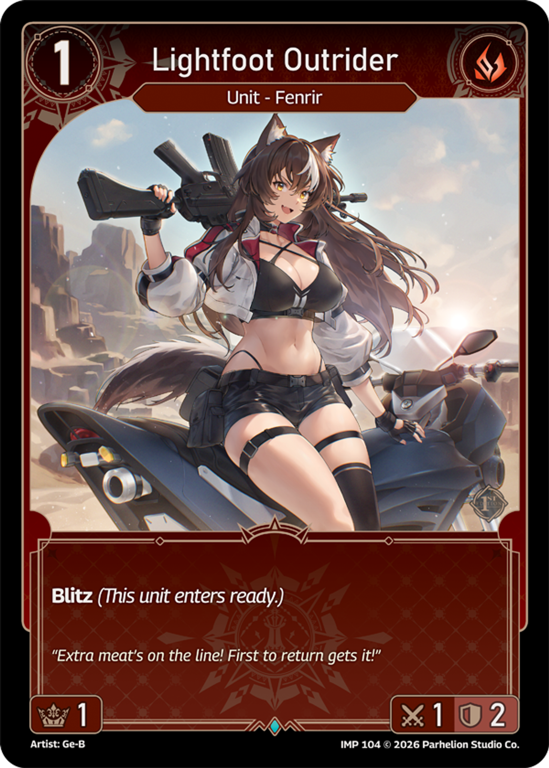 Lightfoot Outrider — Imperion 1st Ed — Echoes of Astra