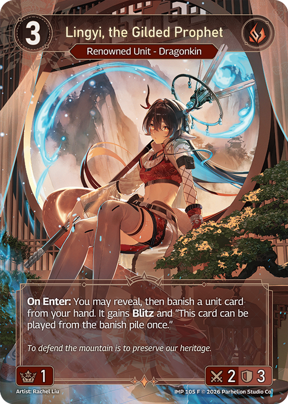 Lingyi, the Gilded Prophet from Imperion - Echoes of Astra