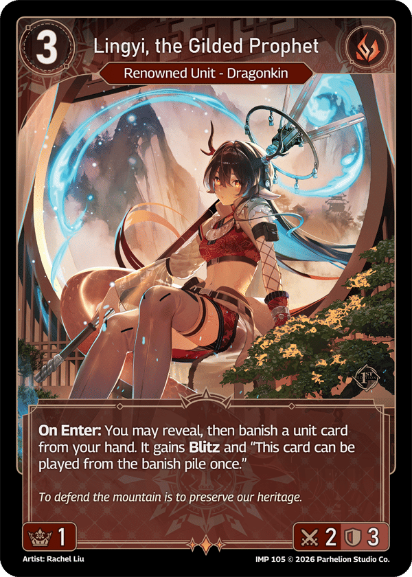 Lingyi, the Gilded Prophet — Imperion 1st Ed — Echoes of Astra