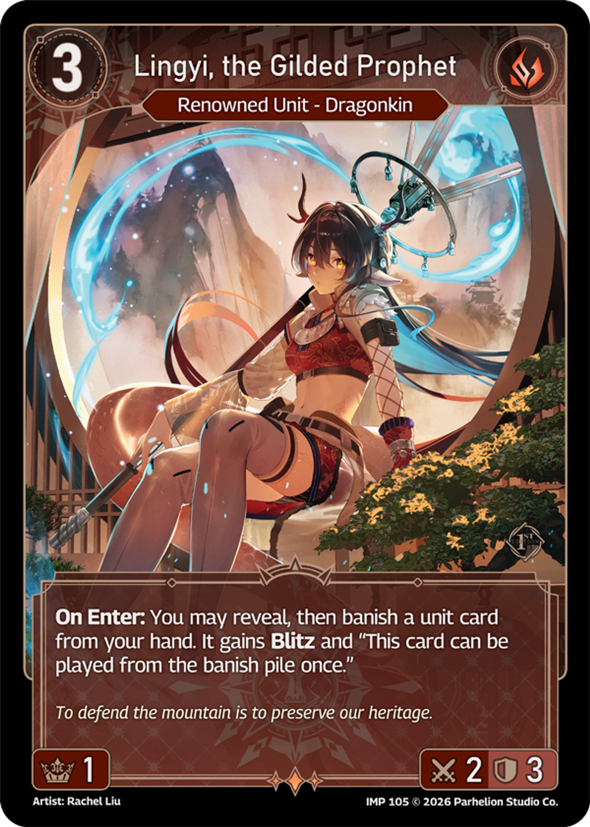 Lingyi, the Gilded Prophet — Imperion 1st Ed — Echoes of Astra