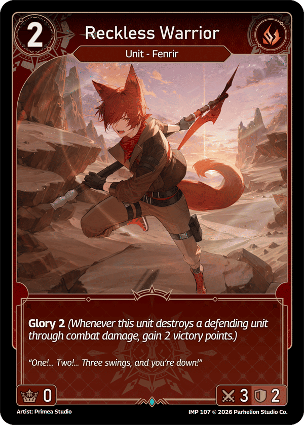 Reckless Warrior — Imperion — Echoes of Astra