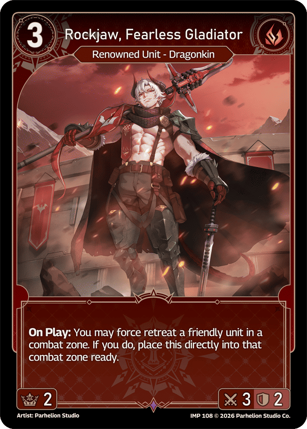 Rockjaw, Fearless Gladiator — Imperion — Echoes of Astra