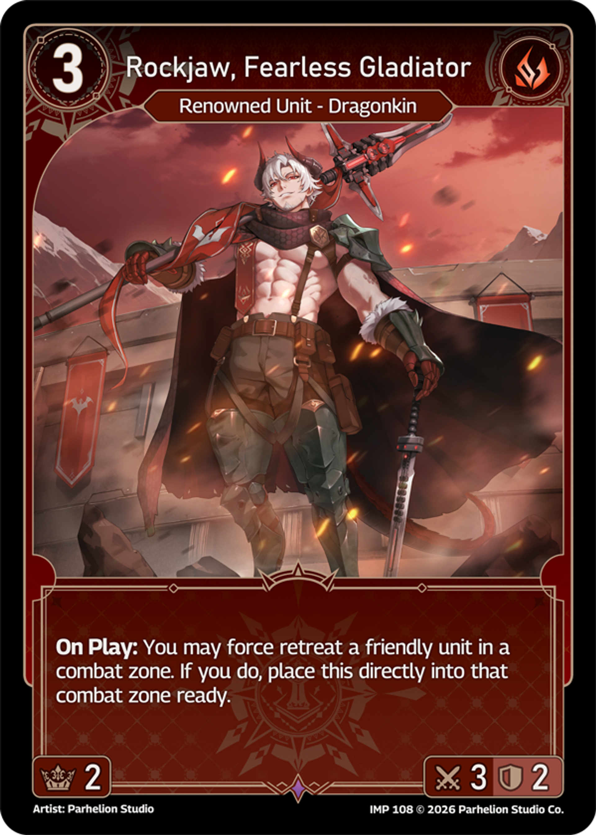 Rockjaw, Fearless Gladiator — Imperion — Echoes of Astra