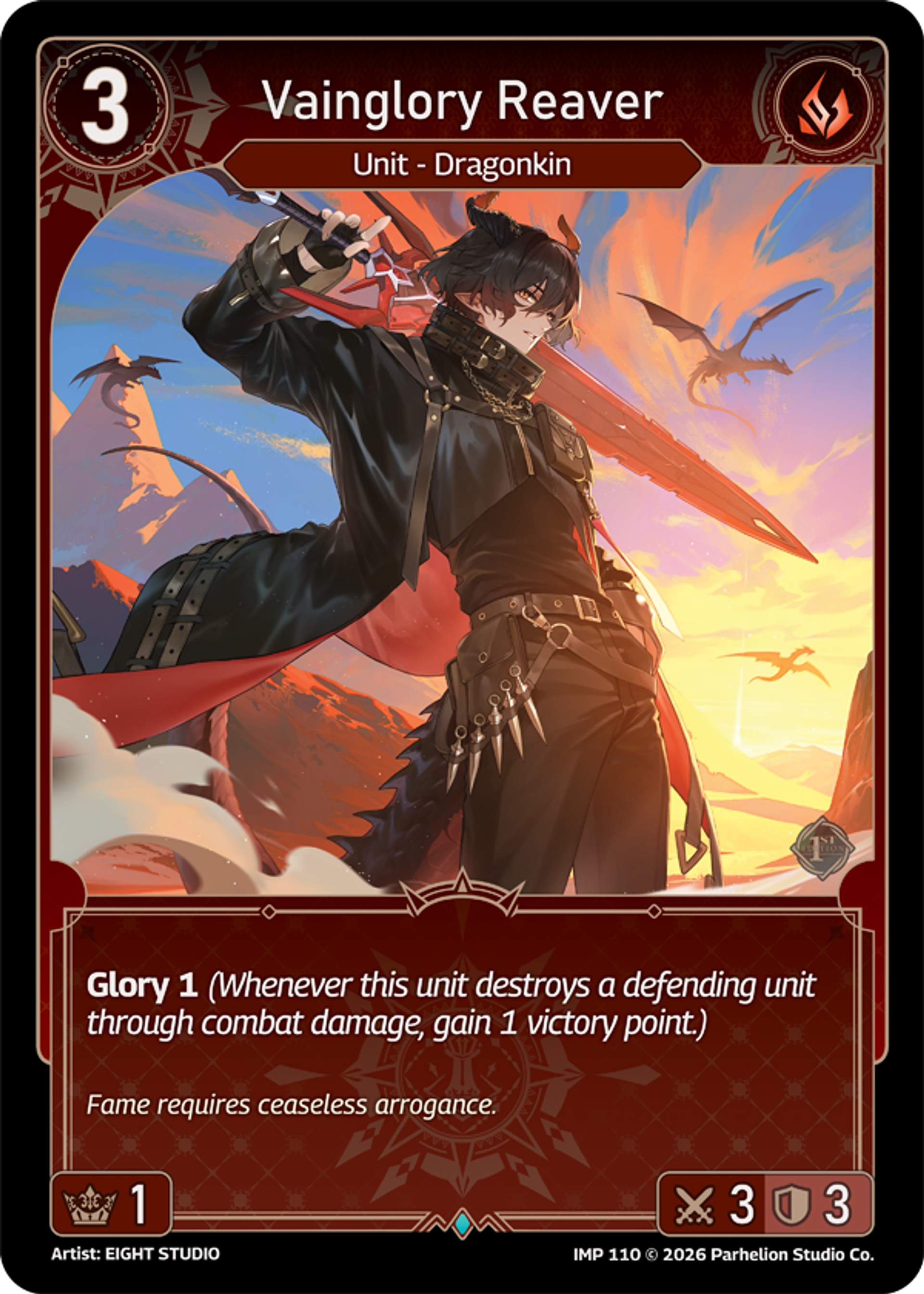 Vainglory Reaver — Imperion 1st Ed — Echoes of Astra
