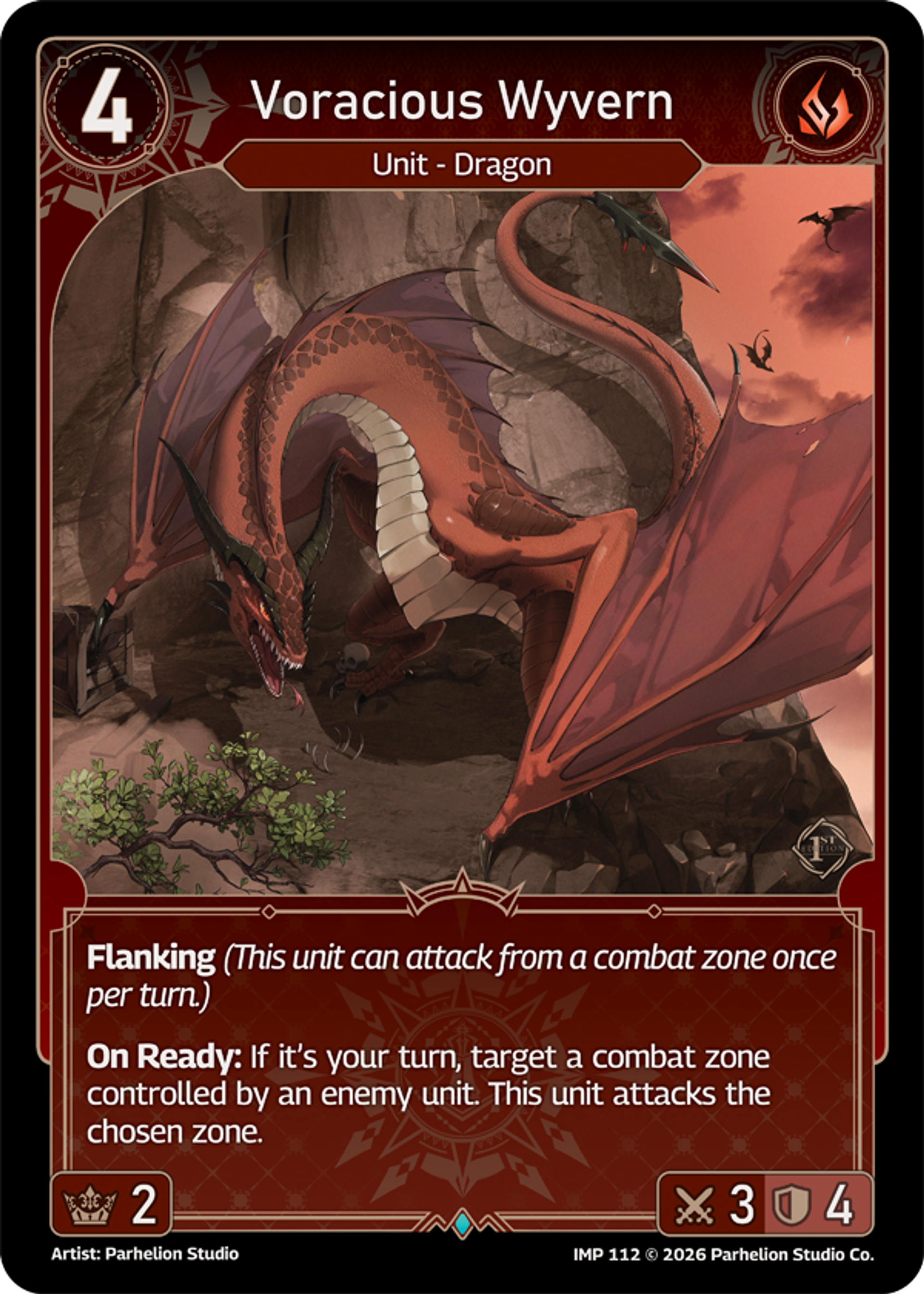 Voracious Wyvern — Imperion 1st Ed — Echoes of Astra