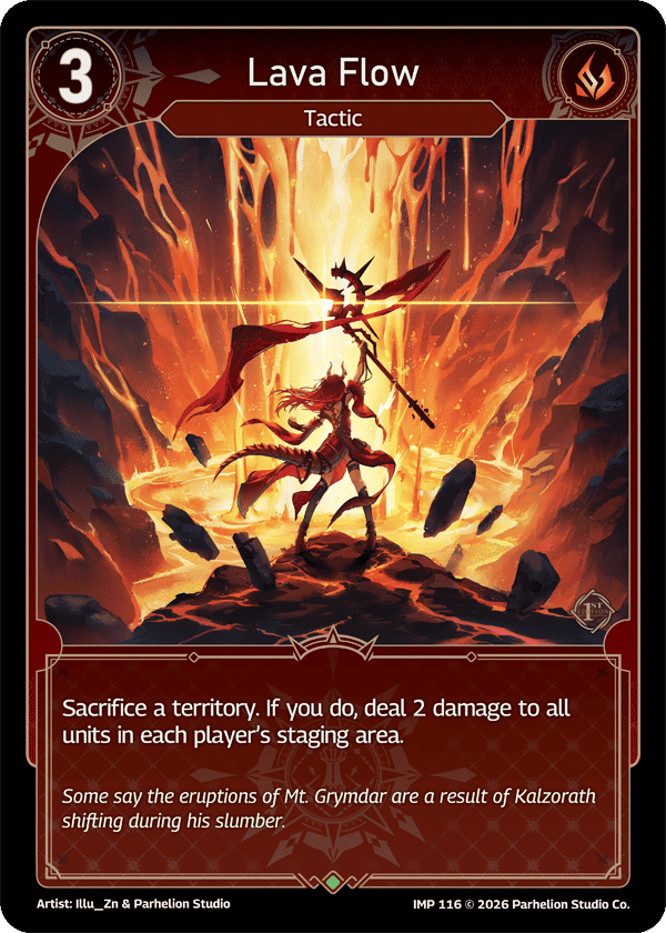 Lava Flow — Imperion 1st Ed — Echoes of Astra