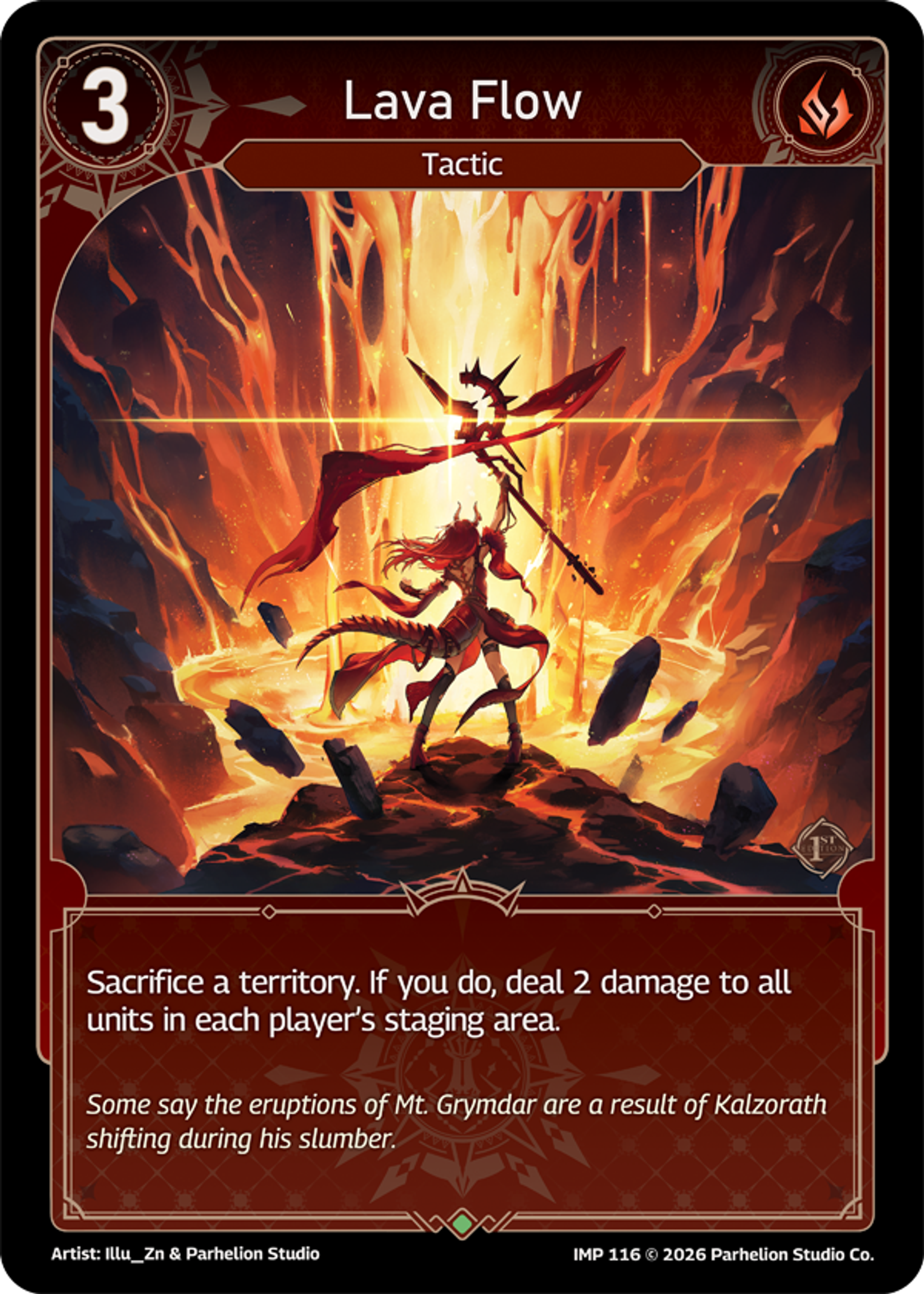 Lava Flow — Imperion 1st Ed — Echoes of Astra
