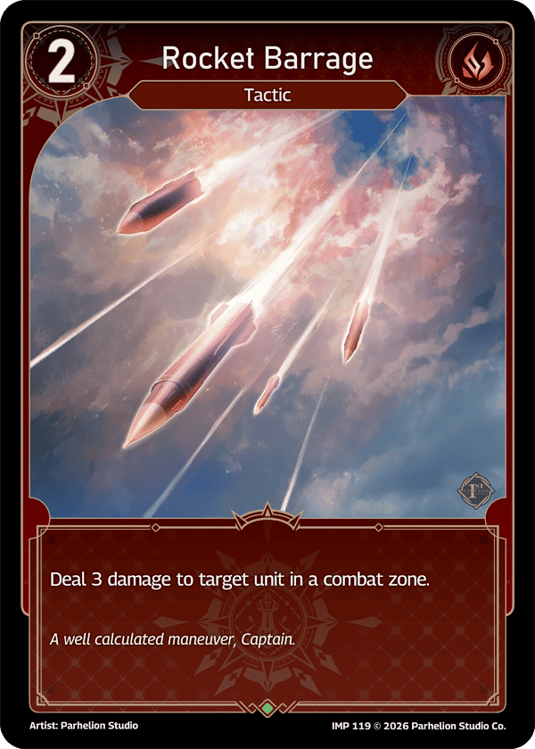 Rocket Barrage — Imperion 1st Ed — Echoes of Astra
