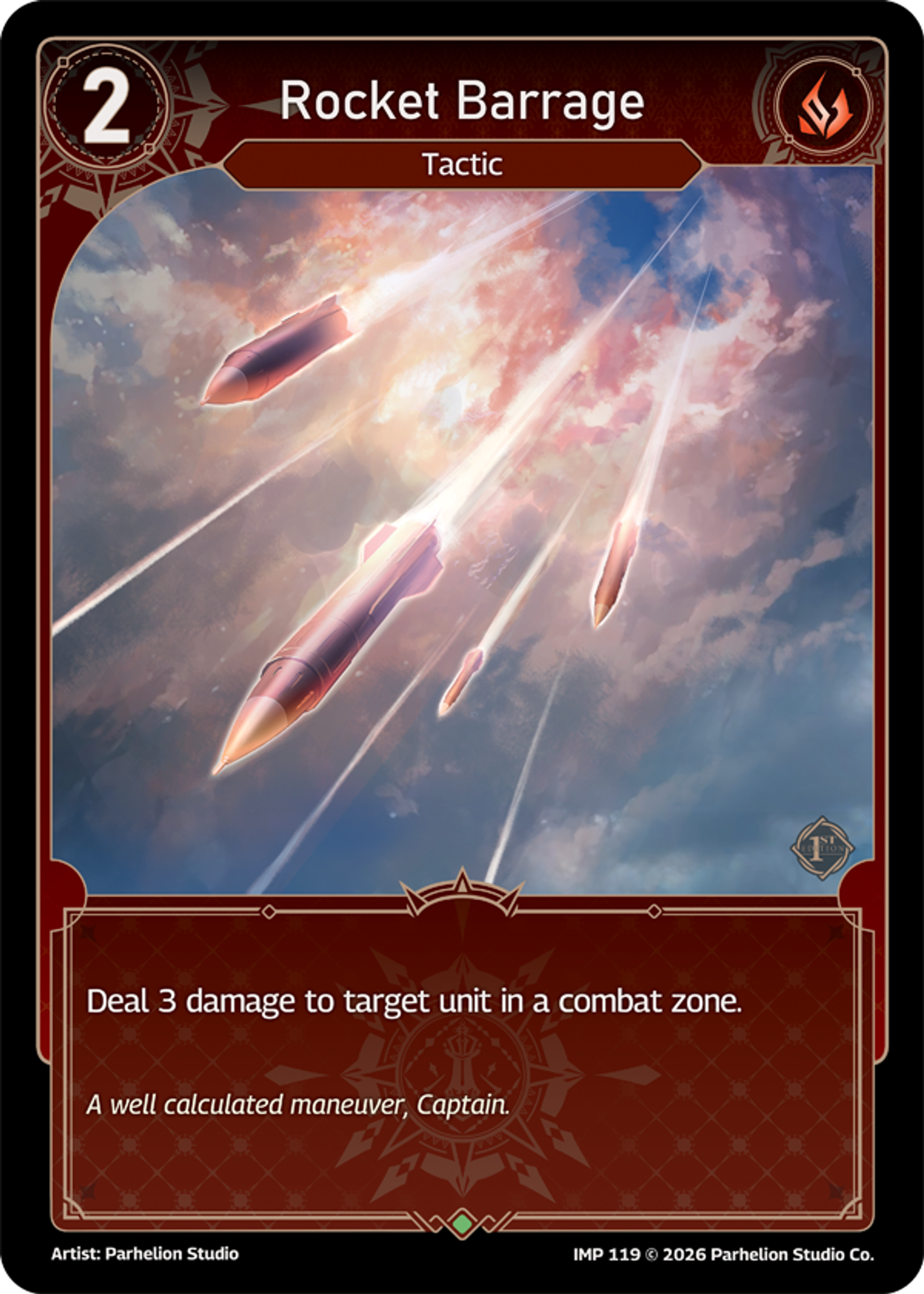 Rocket Barrage — Imperion 1st Ed — Echoes of Astra
