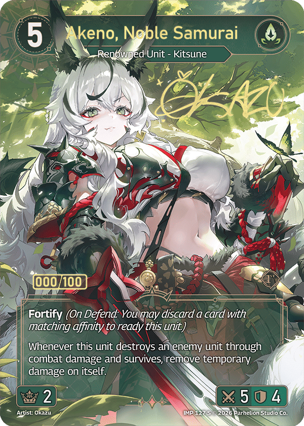Akeno, Noble Samurai — Imperion 1st Ed — Echoes of Astra