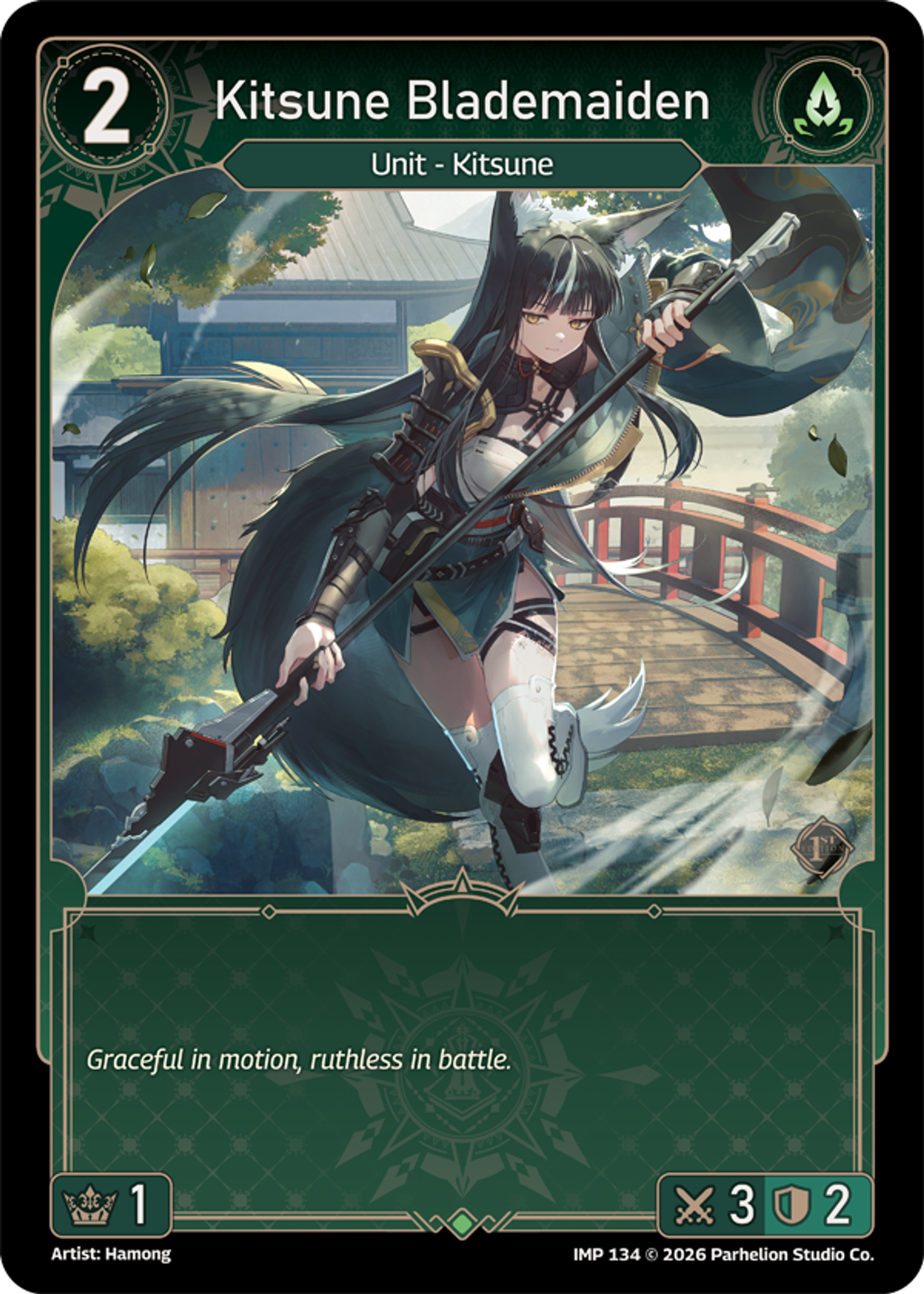 Kitsune Blademaiden — Imperion 1st Ed — Echoes of Astra