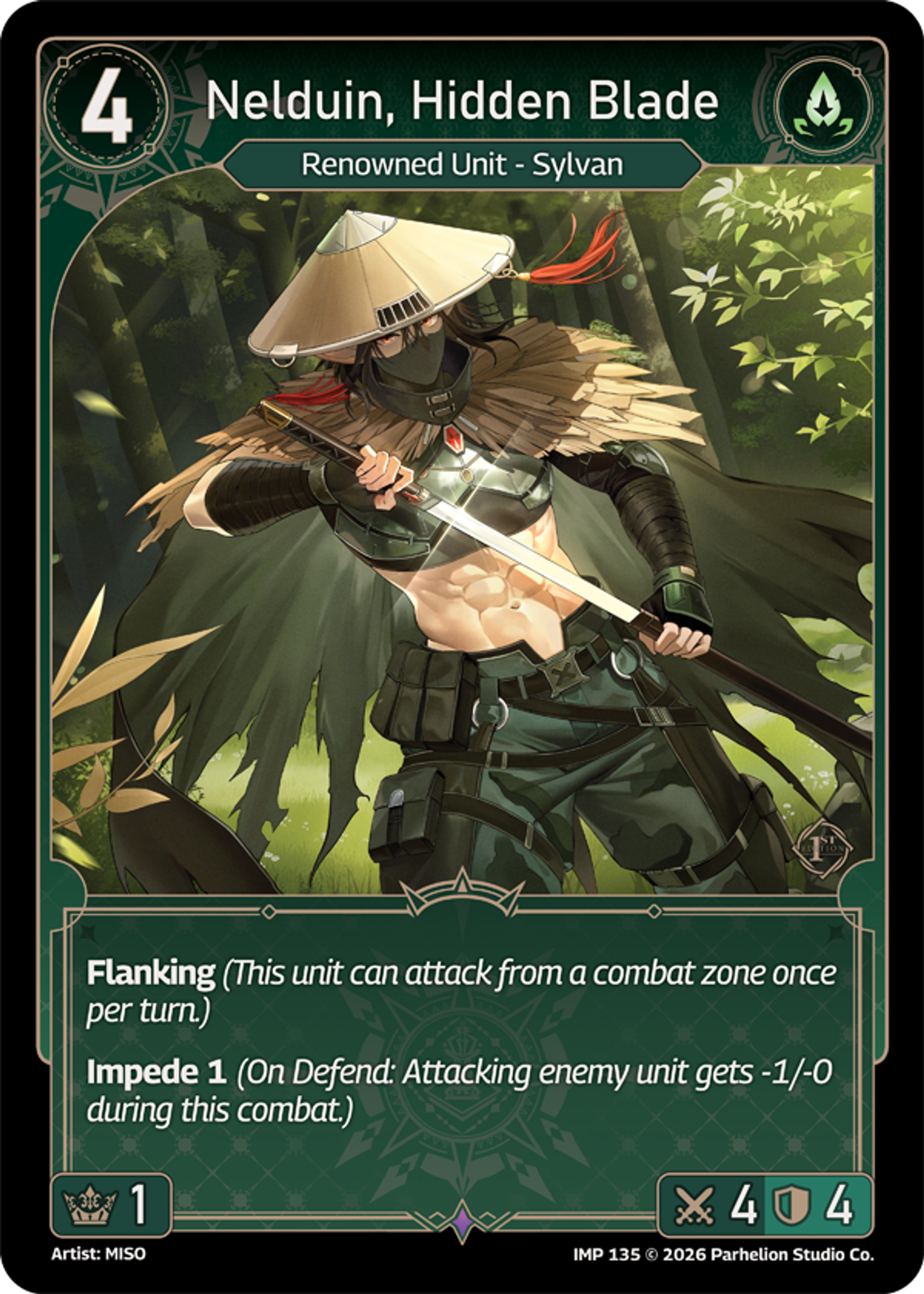 Nelduin, Hidden Blade — Imperion 1st Ed — Echoes of Astra