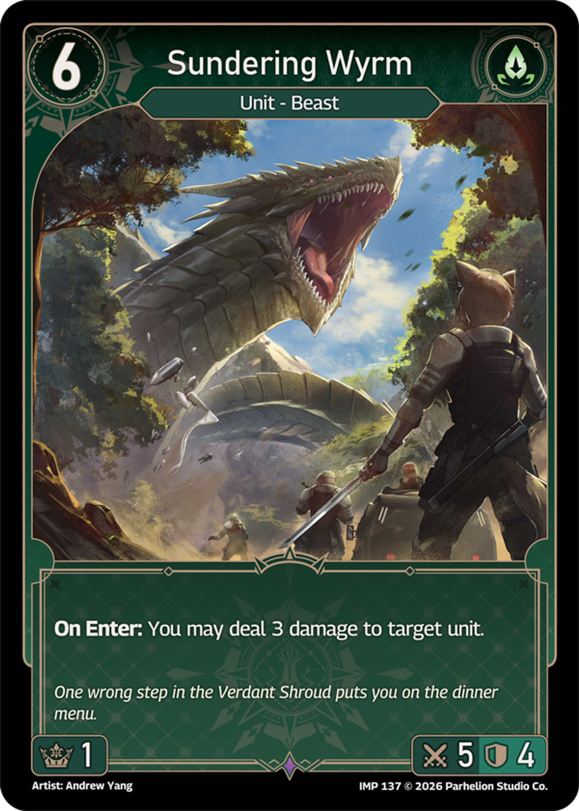 Sundering Wyrm — Imperion — Echoes of Astra