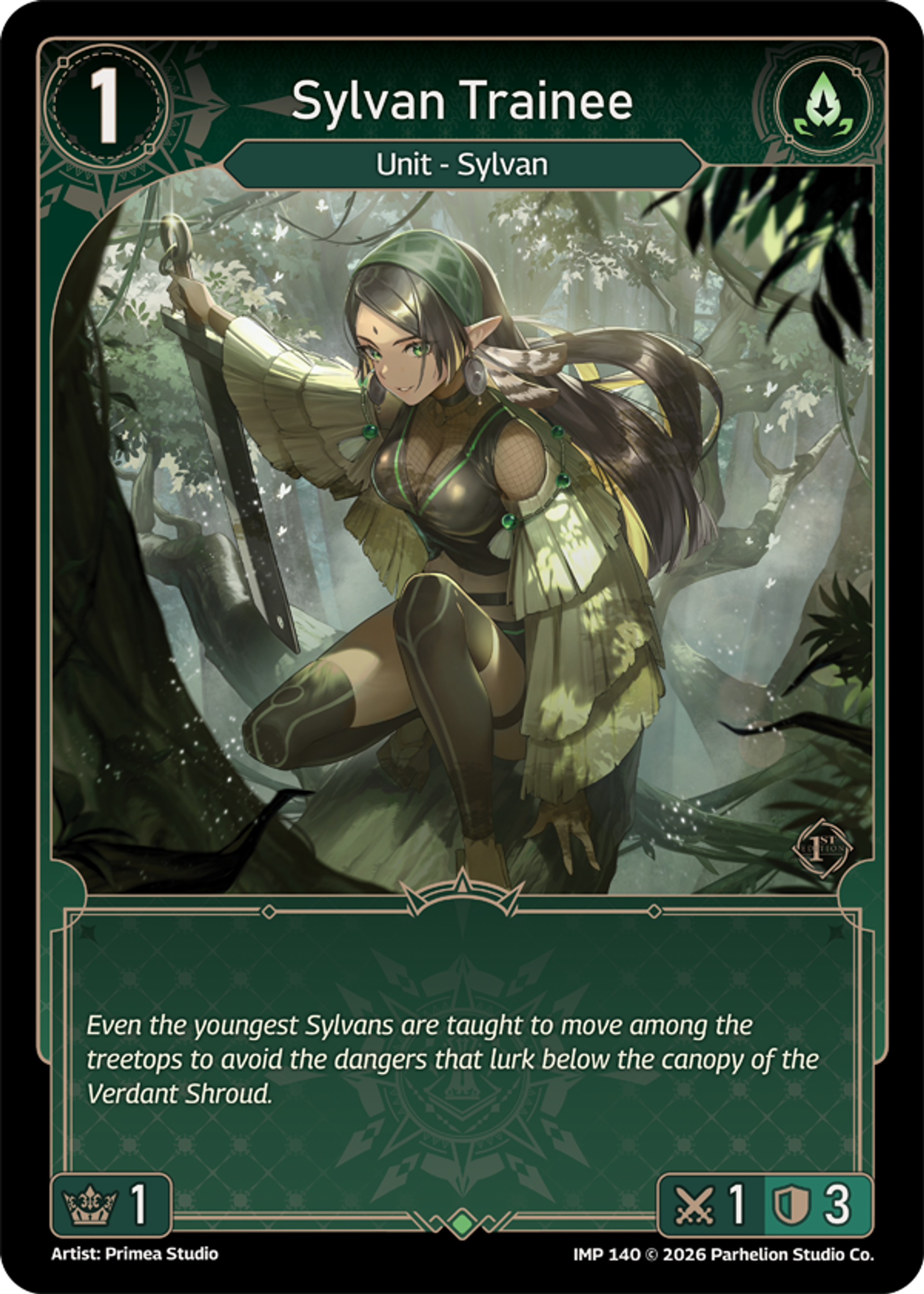 Sylvan Trainee — Imperion 1st Ed — Echoes of Astra