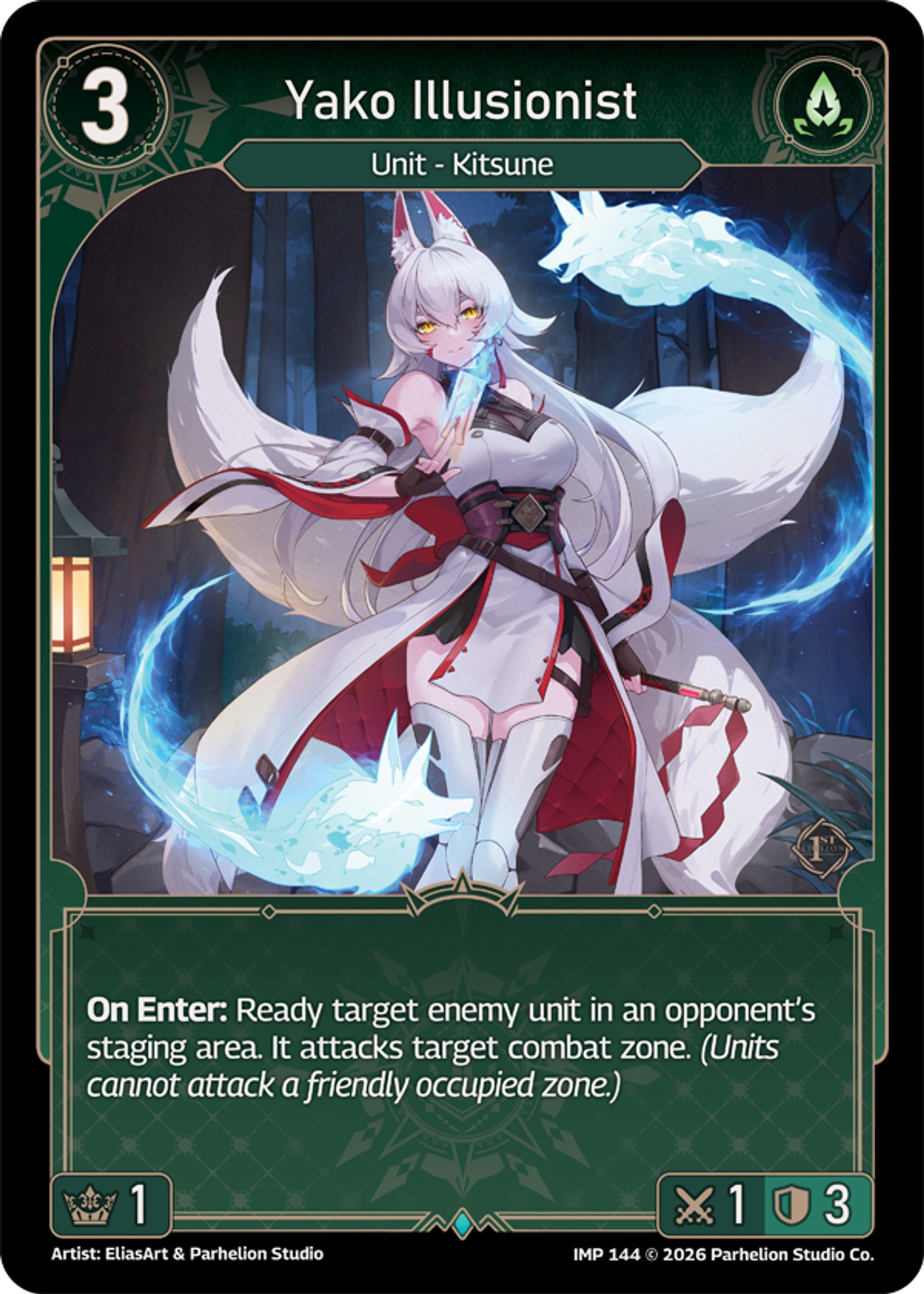 Yako Illusionist — Imperion 1st Ed — Echoes of Astra