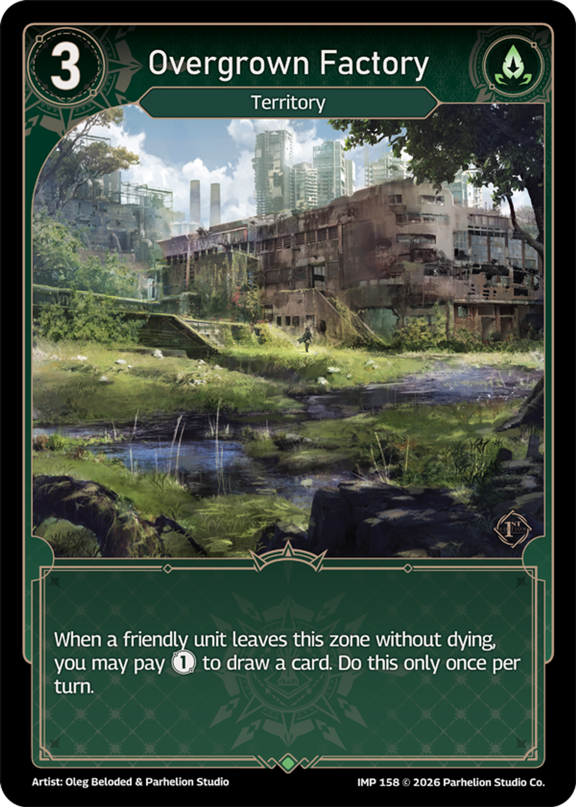 Overgrown Factory — Imperion 1st Ed — Echoes of Astra