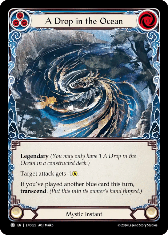 A Drop in the Ocean (Blue) — Enigma - Blitz Deck — Flesh and Blood