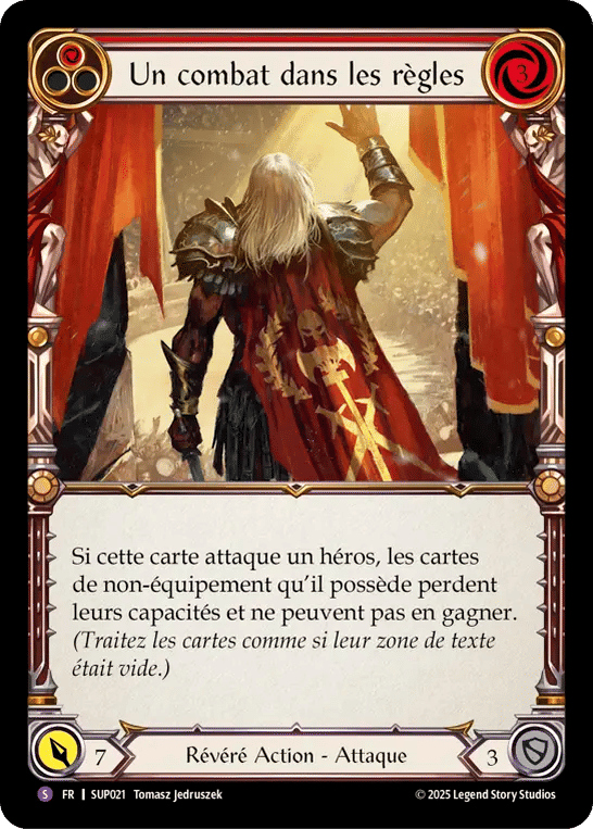 Un combat dans les règles — Super Slam — Flesh and Blood