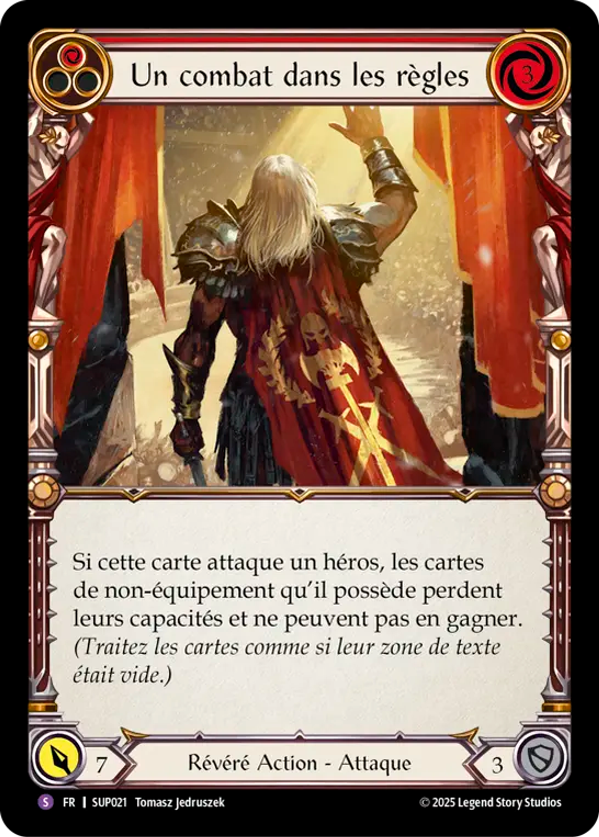 Un combat dans les règles — Super Slam — Flesh and Blood