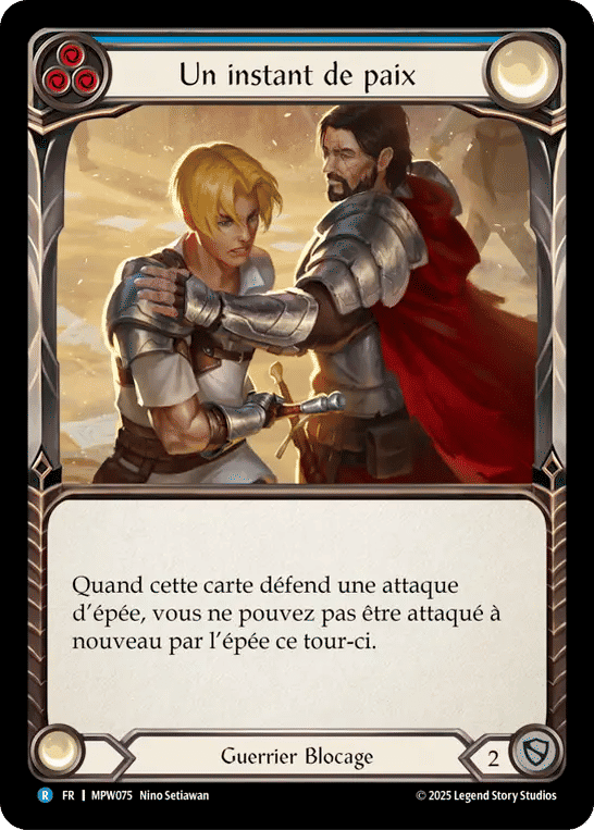 Un instant de paix — Mastery Pack Warrior — Flesh and Blood