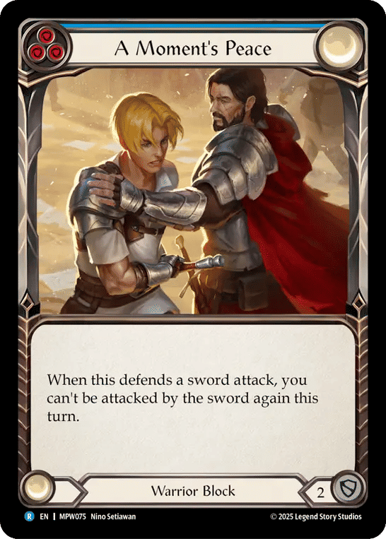 Un instant de paix — Mastery Pack Warrior — Flesh and Blood