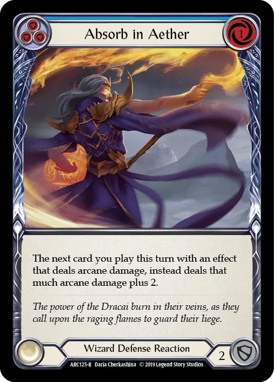 Absorb in Aether (Blue) — Arcane Rising — Flesh and Blood