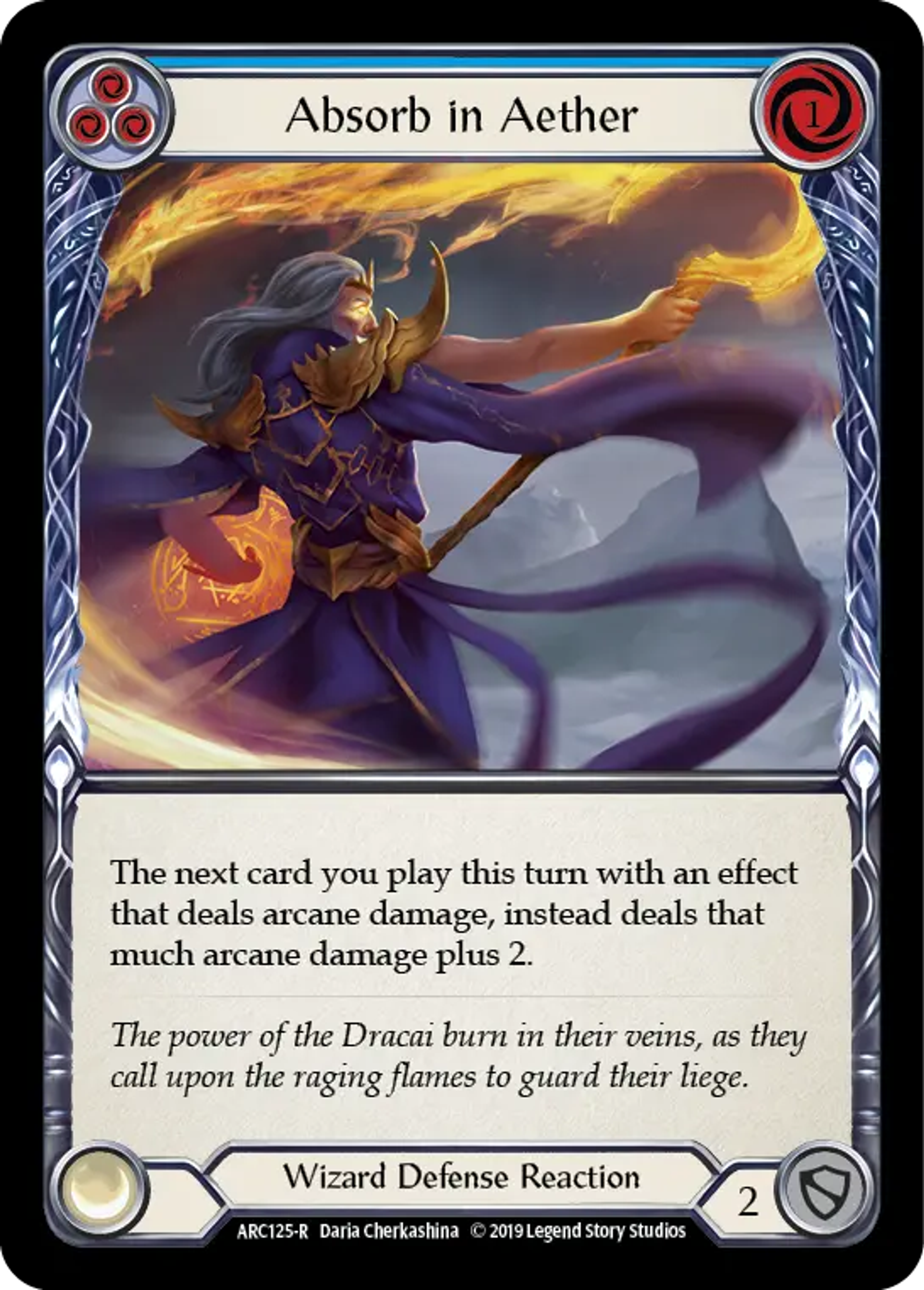 Absorb in Aether (Blue) — Arcane Rising — Flesh and Blood