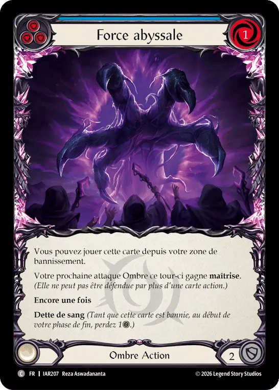 Force abyssale — Usurp the Shadow Throne — Flesh and Blood