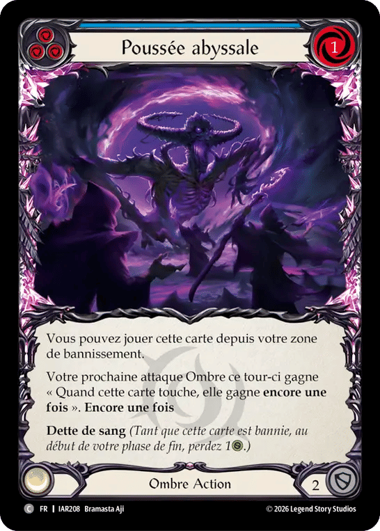 Poussée abyssale — Usurp the Shadow Throne — Flesh and Blood