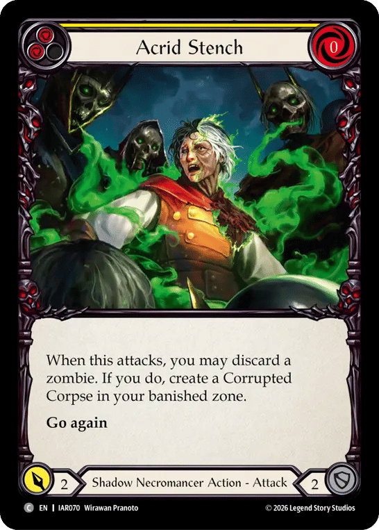 Acrid Stench (Yellow) — Usurp the Shadow Throne — Flesh and Blood