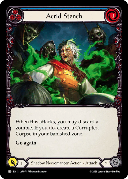 Acrid Stench (Blue) — Usurp the Shadow Throne — Flesh and Blood