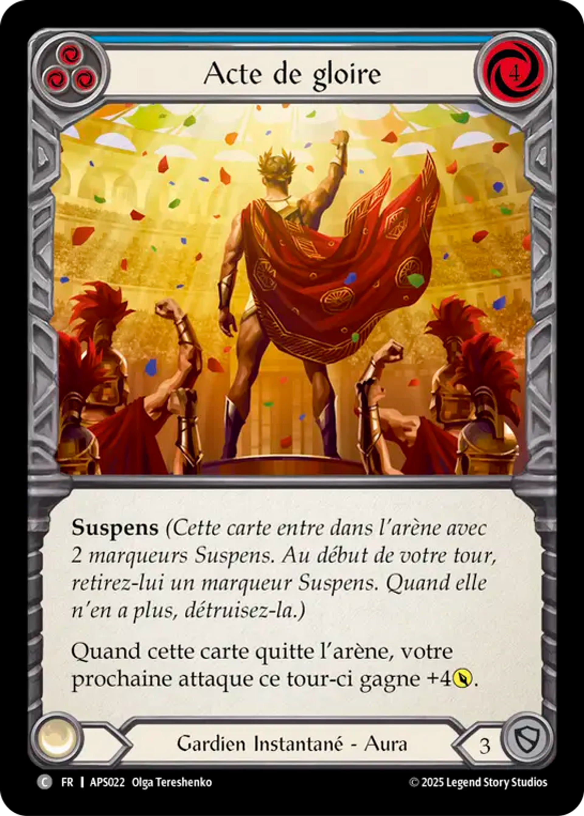 Acte de gloire — Armory Deck - Pleiades, Superstar — Flesh and Blood