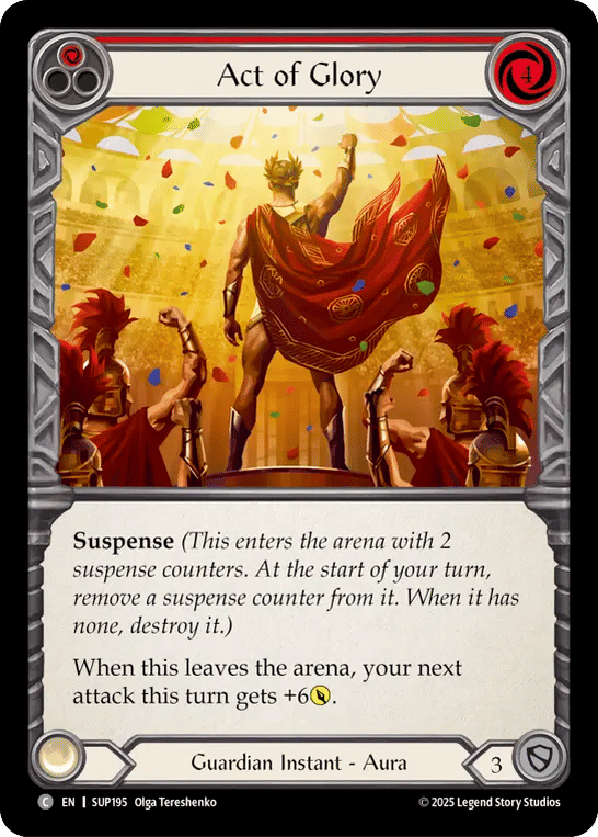 Act of Glory (Red) — Super Slam — Flesh and Blood